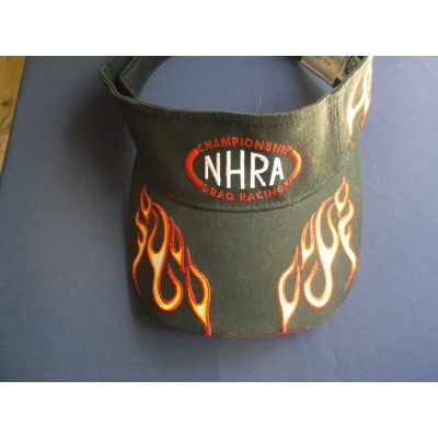 NHRA Visor  Black with Flames   eb-36154674